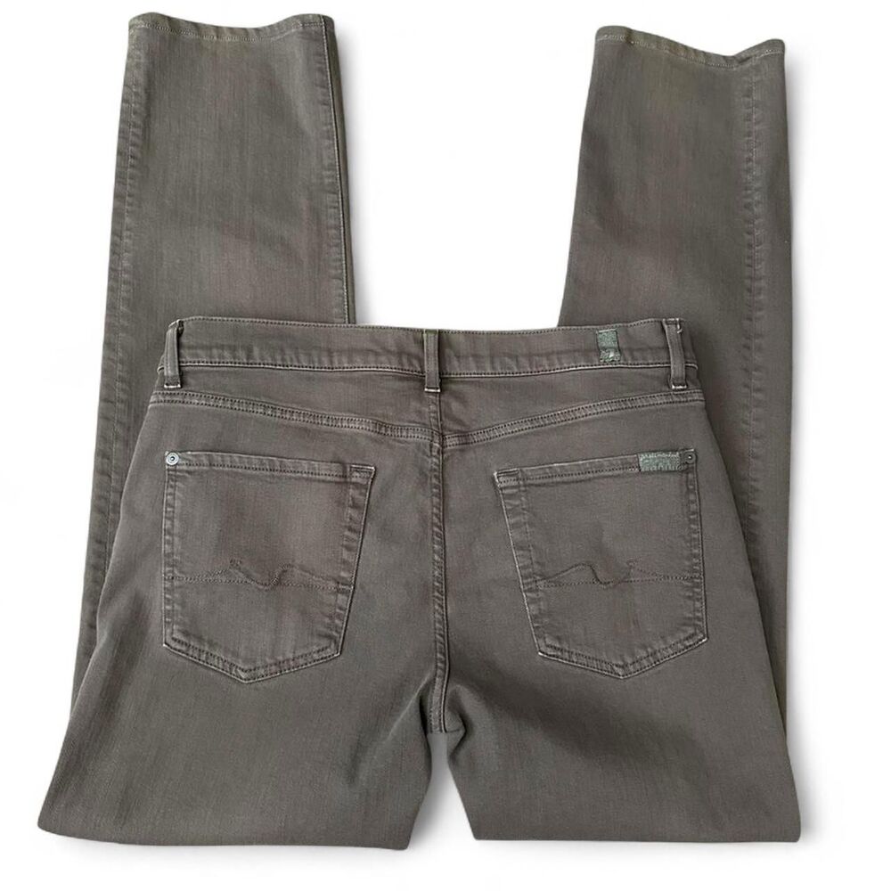 7-for-all-mankind Women's Brown and Khaki Jeans
